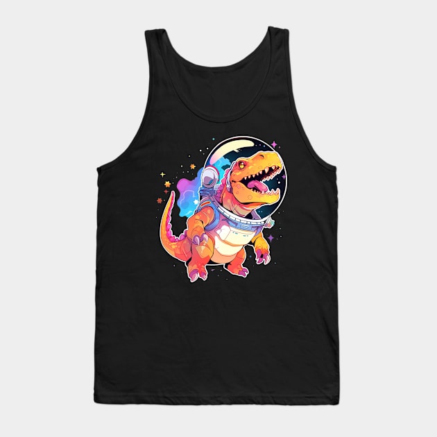 space dino Tank Top by lets find pirate